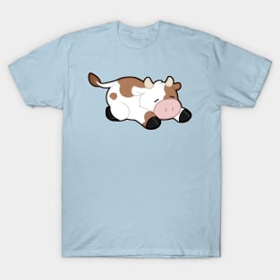 Sleepy Cow - Brown T-Shirt